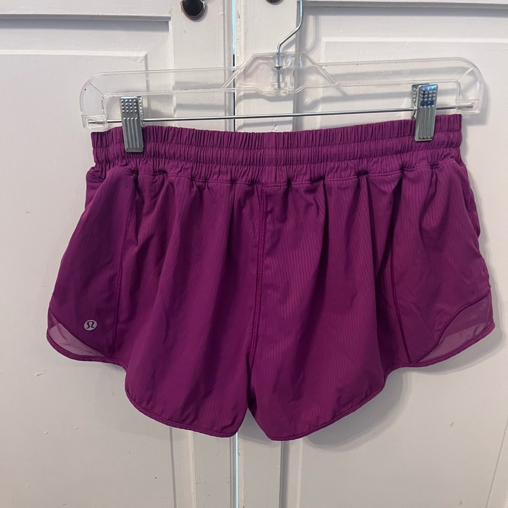 Three pairs of lululemon shorts. Gently worn but great condition